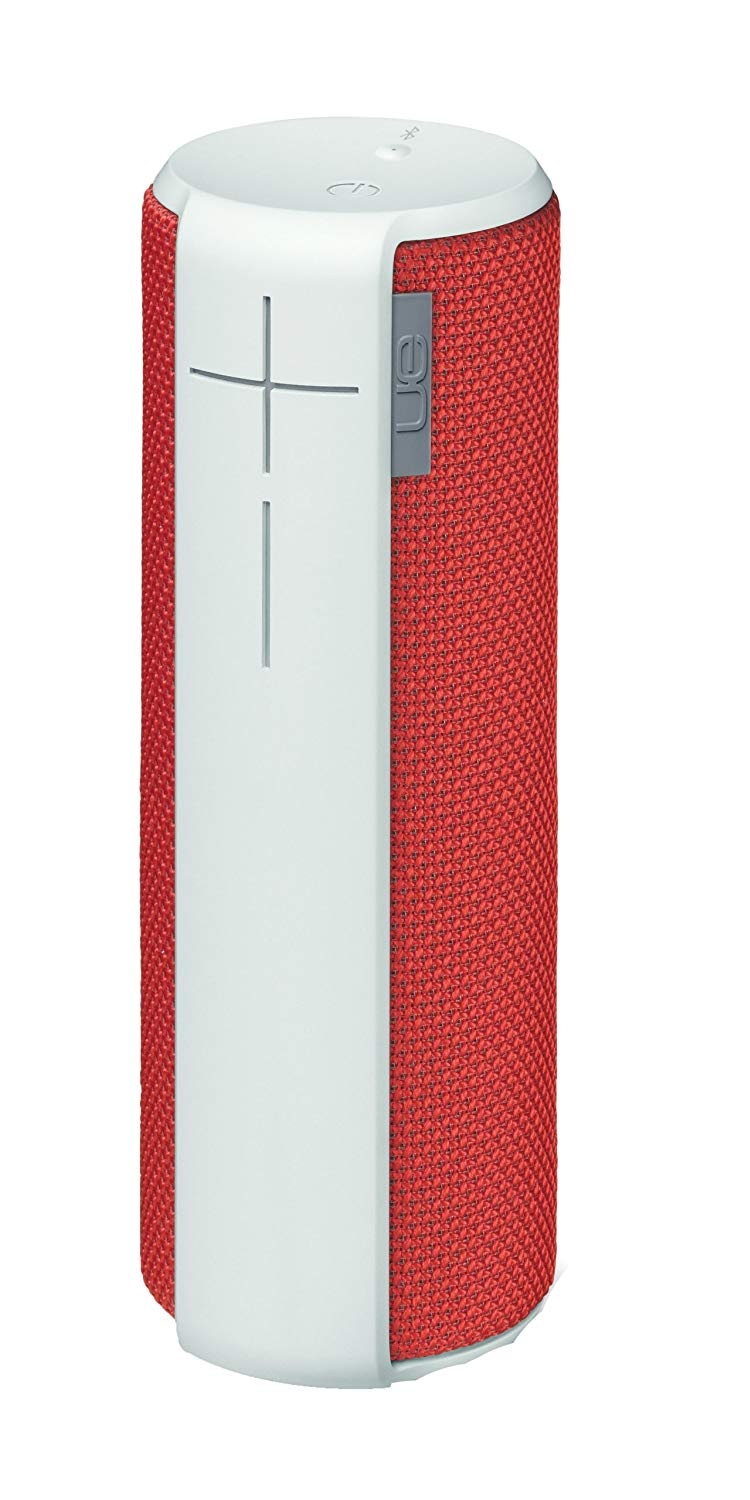 PARLANTE BLUETOOH UE BOOM LOGITECH, AUDIO 78DB 360GRADOS, ANTI AGUA, SINCRONIZA CON OTRO A TRAVEZ DE APP, BLANCO CON ROJO 980000686 - Imagen 2