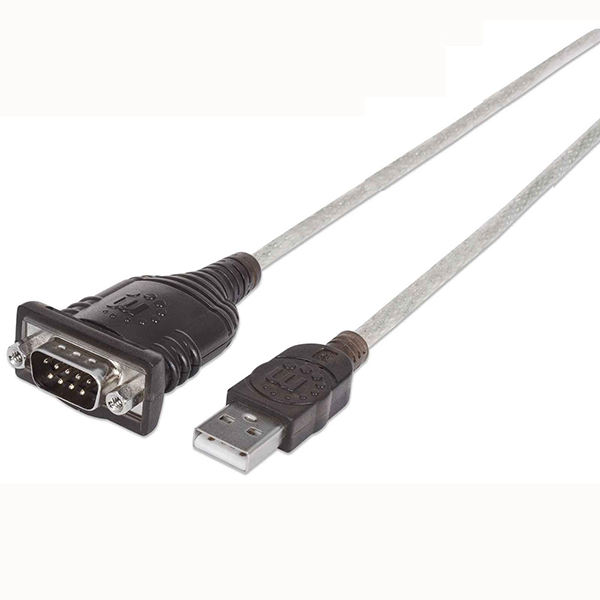 ADAPTADOR DE USB A SERIAL RS-232 MANHATTAN , MHC DB9M, 48CM, ICI205153