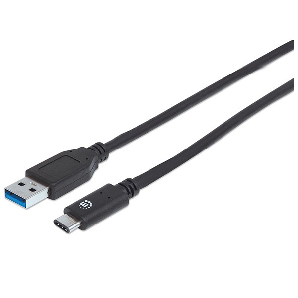 ADAPTADOR DE USB-C A USB 3.1 MANHATTAN USB 3.1/ USB-C, COLOR NEGRO ICI353373