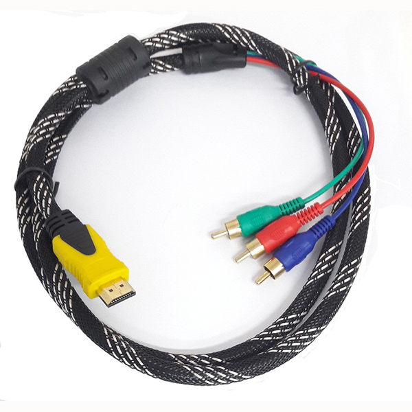 CABLE HDMI A RCA3 MALLADO (1.5M) CBLE-HDM-RCA3