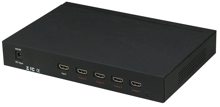 SPLITTER DE VIDEO HDMI MANHATTAN DE 4 PUERTOS, 1 ORIGEN 4 DESTINOS, FACIL INSTALACION, FULL HD, ICI177146 - Imagen 3