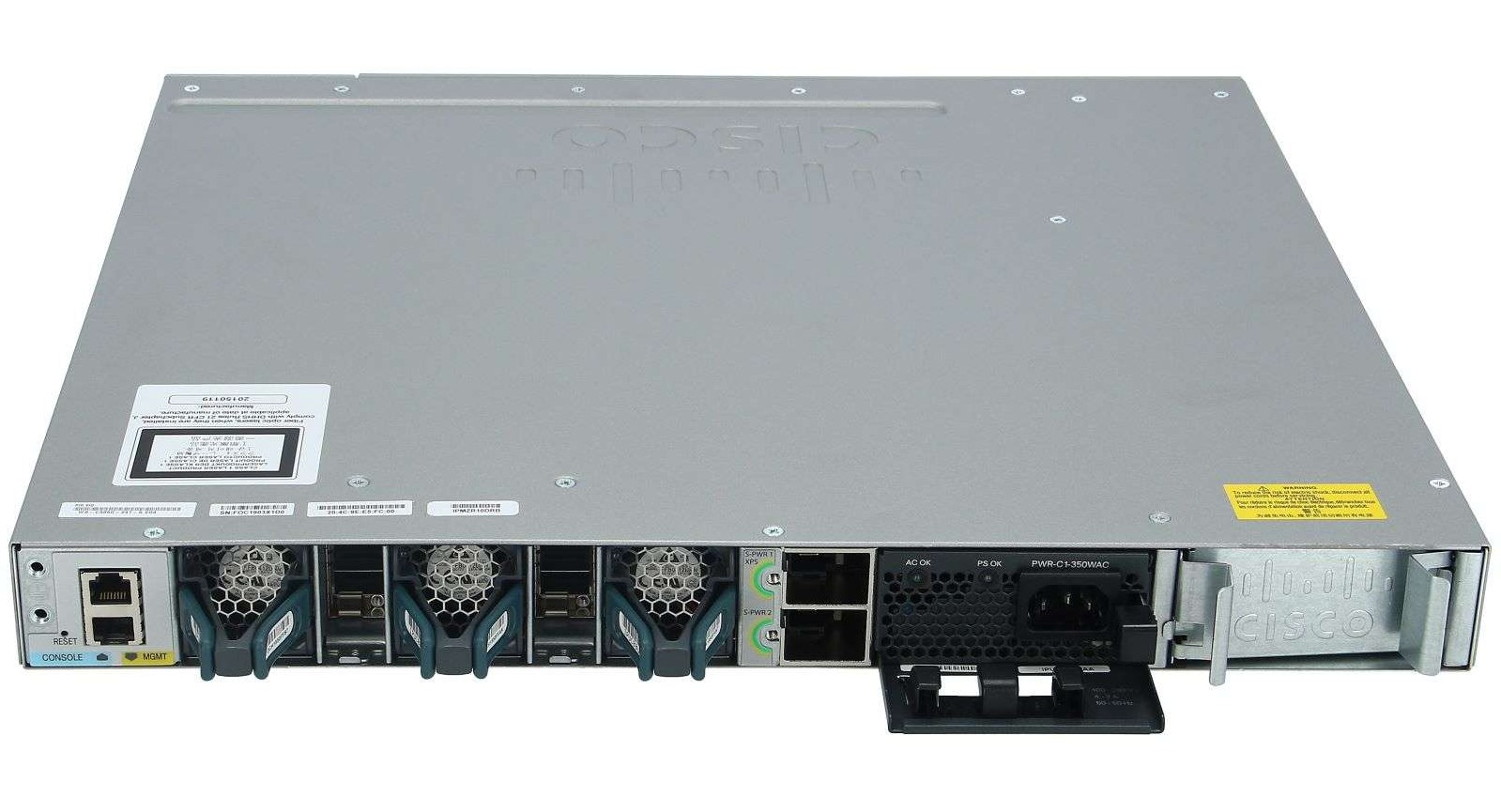 SWITCH DE 24 PUERTOS x 1G POE+, FUNCIONA COMO WLC, CISCO CATALYST WS-C3850-24PW-S - Imagen 2