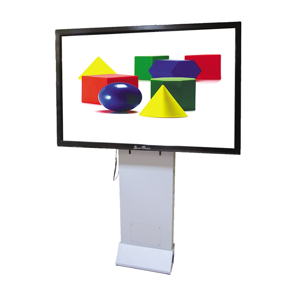 SOPORTE DE PARED ELÉCTRICO PARA MONITOR DE ALTURA AJUSTABLE CON CONTROL REMOTO, SMARTMEDIA SP-DIM - Imagen 2