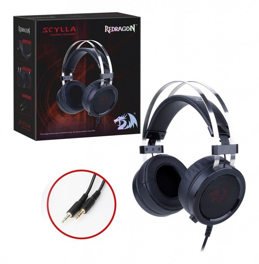 Redragon SCYLLA - Cuffie Gaming Con Connettore Jack 3.5 Mm, Colore Nero - 2